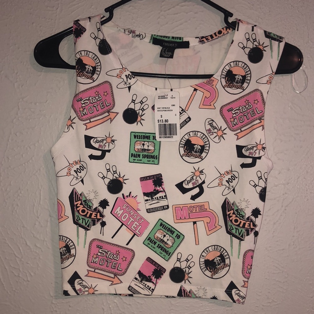 New forever 21 sleeveless top size small for women